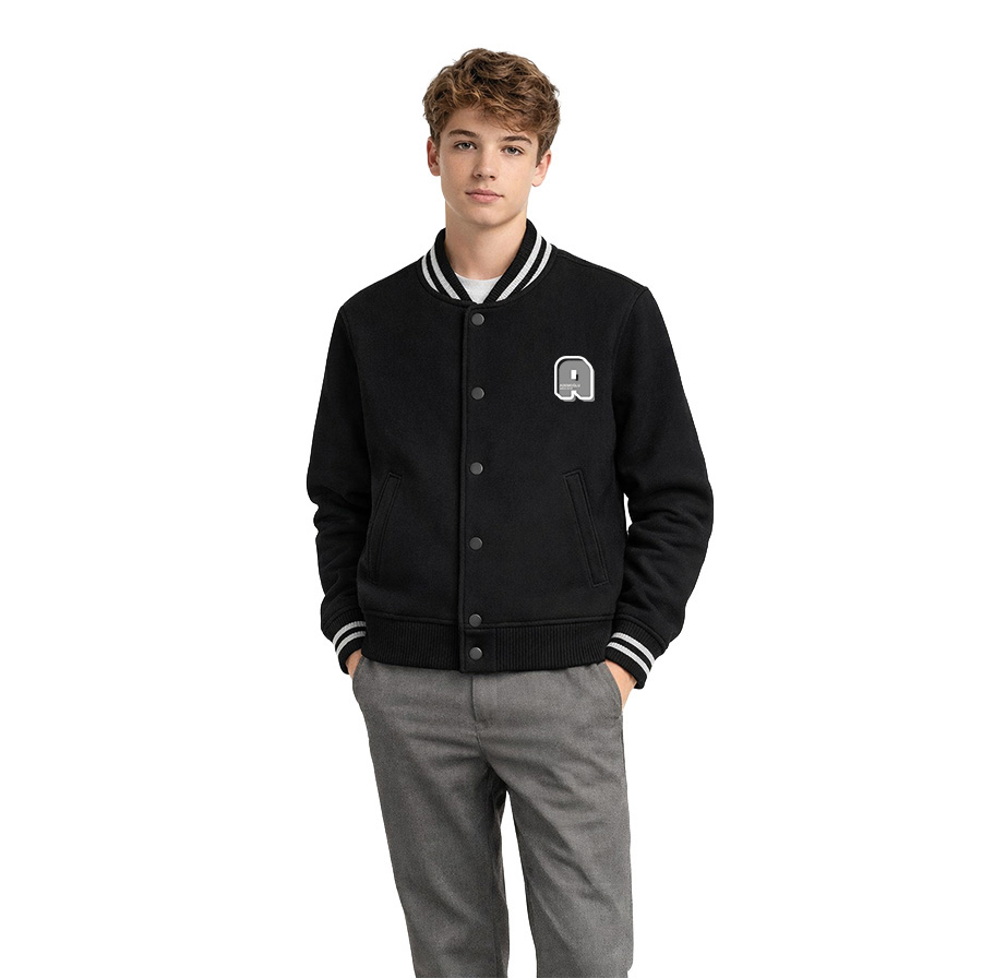 Premium Düz Renk Kolej Ceketi 