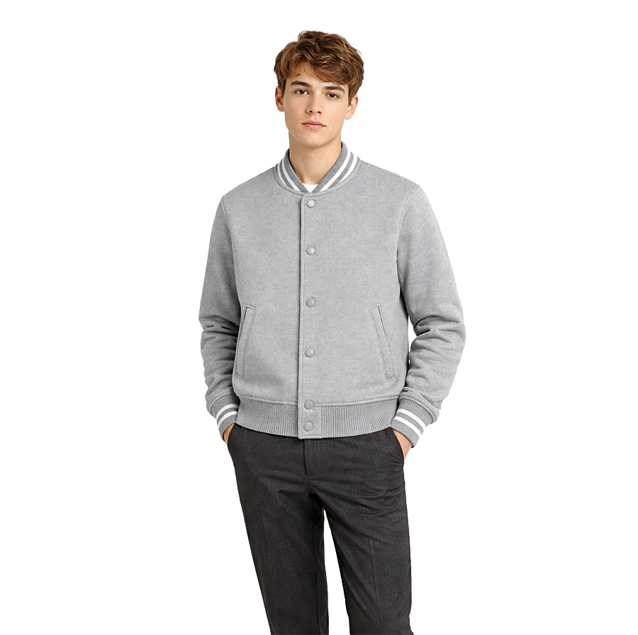 Premium Düz Renk Kolej Ceketi 