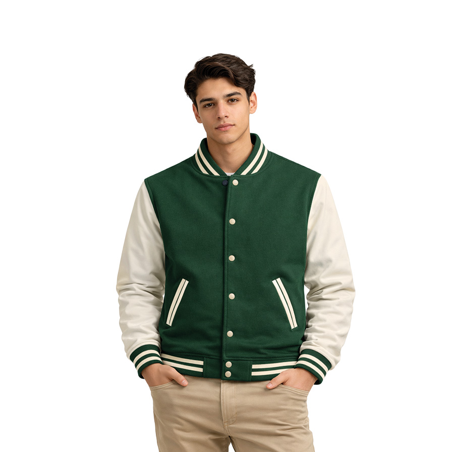 Premium Kaşe & Deri Kolej Ceketi