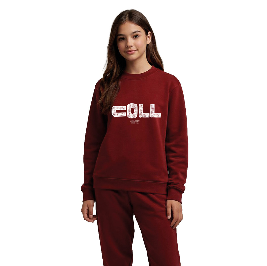 Premium Bisiklet Yaka Okul Sweatshirt