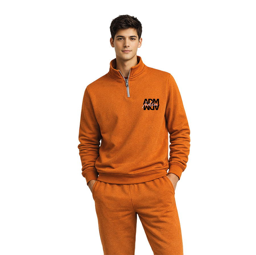 Yarım Fermuarlı Dik Yaka Okul Sweatshirt